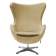 Кресло EGG STYLE CHAIR карамельный, искусственная замша