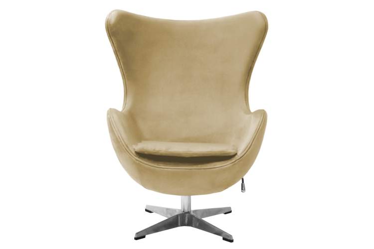 Кресло EGG STYLE CHAIR карамельный, искусственная замша-1