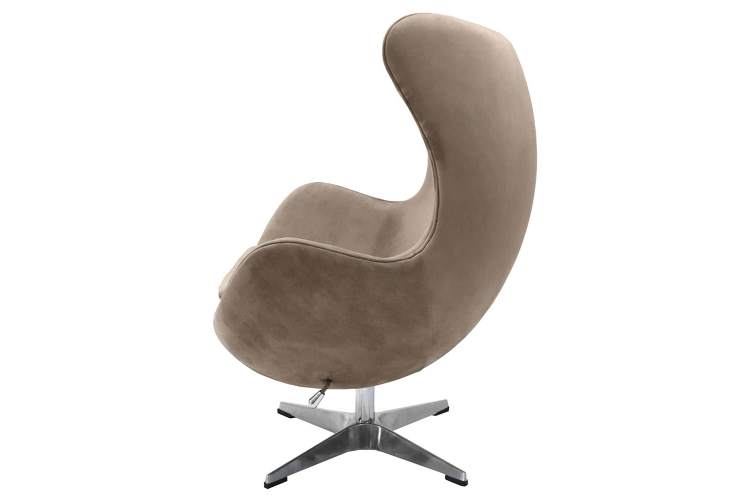 Кресло EGG STYLE CHAIR латте, искусственная замша FR 0647-2