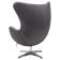 Кресло EGG STYLE CHAIR тёмно-серый, искусственная замша