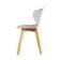 Стул Gracia белый с деревянными ножками
