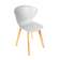Стул Gracia белый с деревянными ножками