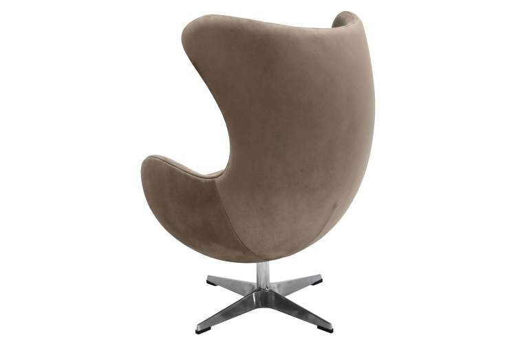 Кресло EGG STYLE CHAIR латте, искусственная замша FR 0647-3