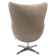 Кресло EGG STYLE CHAIR латте, искусственная замша FR 0647