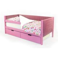 Детская кровать-тахта мягкая с бортиком и ящиками Бельмарко Svogen лаванда Детская кровать-тахта мягкая с бортиком и ящиками Бельмарко Svogen лаванда