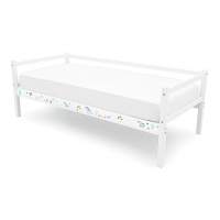 Детская кровать тахта Бельмарко Svogen белый динозаврики Детская кровать тахта Бельмарко Svogen белый динозаврики