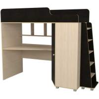 Кровать чердак с рабочей зоной Р440 Капризун 5 дуб миланский Кровать чердак с рабочей зоной Р440 Капризун 5 дуб миланский