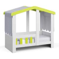 Кровать Seven dreams Camden House цвет белый лайм Кровать Seven dreams Camden House цвет белый лайм