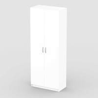 Стеллаж широкий закрытый белый SD-204