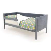 Детская кровать-тахта мягкая с бортиком Бельмарко Svogen графит Детская кровать-тахта мягкая с бортиком Бельмарко Svogen графит