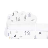 Бортик для кровати Бельмарко Stumpa Облако Домики ч б Бортик для кровати Бельмарко Stumpa Облако Домики ч б