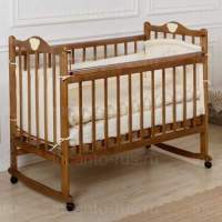 Кроватка Incanto Pali колесо качалка орех