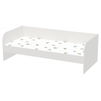 Одноярусная кровать с матрасом Seven dreams Belden цвет белый Одноярусная кровать с матрасом Seven dreams Belden цвет белый