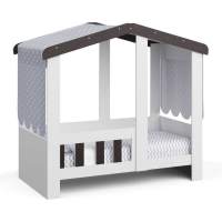 Кровать Seven dreams Camden House цвет белый венге Кровать Seven dreams Camden House цвет белый венге