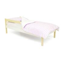 Детская кровать с бортиком Бельмарко Svogen classic бежево-белый Детская кровать с бортиком Бельмарко Svogen classic бежево-белый