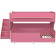 Двухъярусная кровать Р444-2 Капризун 12 с лестницей с ящиками розовый