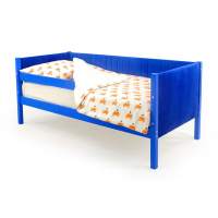 Детская кровать-тахта мягкая с бортиком Бельмарко Svogen синий Детская кровать-тахта мягкая с бортиком Бельмарко Svogen синий