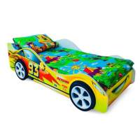Кровать машина Бельмарко Тачка желтая Кровать машина Бельмарко Тачка желтая