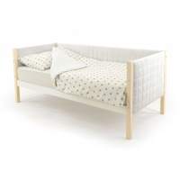 Детская кровать-тахта мягкая Бельмарко Svogen бежево-белый Детская кровать-тахта мягкая Бельмарко Svogen бежево-белый