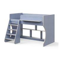 Кровать чердак Р436 Капризун 2 лен голубой Кровать чердак Р436 Капризун 2 лен голубой