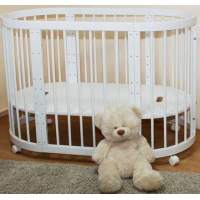 Кроватка Можга Паолина С 321 слоновая кость Кроватка Можга Паолина С 321 слоновая кость