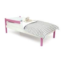 Детская кровать с бортиком Бельмарко Svogen classic лаванда-белый Детская кровать с бортиком Бельмарко Svogen classic лаванда-белый