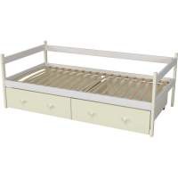 Кровать тахта Капризун Р425 белый ваниль с ящиками Кровать тахта Капризун Р425 белый ваниль с ящиками