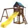 Детская площадка IgroWoods Premium с качелями 3 в 1 и гибкими подвесными ДП-15 Premium