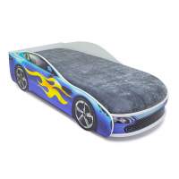 Кровать с матрасом Бельмарко Бондмобиль синий Кровать с матрасом Бельмарко Бондмобиль синий