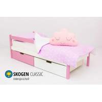 Детская кровать тахта с бортиком и ящиками Бельмарко Svogen лаванда белый Детская кровать тахта с бортиком и ящиками Бельмарко Svogen лаванда белый