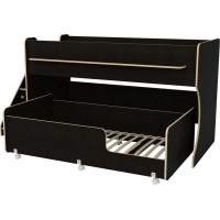 Двухъярусная кровать Р444-2 Капризун 12 с лестницей с ящиками дуб миланский Двухъярусная кровать Р444-2 Капризун 12 с лестницей с ящиками дуб миланский