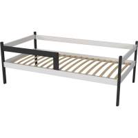 Кровать тахта Капризун Р425 белый антрацит с бортиком Кровать тахта Капризун Р425 белый антрацит с бортиком