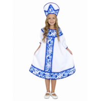 Карнавальный костюм Вестифика Гжель хороводная р.116-122