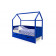 Детская кровать-домик мягкий Бельмарко Svogen синий