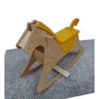 Лошадка качалка Р342 Можга Красная Звезда желтый в гостиную