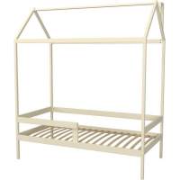 Кровать домик Капризун Р424 слоновая кость эмаль с бортиком Кровать домик Капризун Р424 слоновая кость эмаль с бортиком