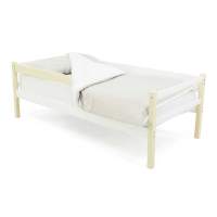 Детская кровать тахта с бортиком Бельмарко Svogen бежево белый Детская кровать тахта с бортиком Бельмарко Svogen бежево белый