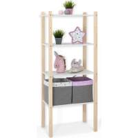 Детский напольный стеллаж трансформер Бельмарко 2в1 Svogen натура