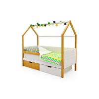 Детская кровать-домик мягкий Бельмарко Svogen дерево-белый Детская кровать-домик мягкий Бельмарко Svogen дерево-белый