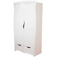 Детский двухстворчатый шкаф Можга (Красная Звезда) С546 белый