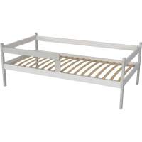 Кровать тахта Капризун Р425 белый серый с бортиком Кровать тахта Капризун Р425 белый серый с бортиком