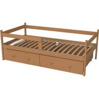 Кровать тахта Капризун Р425 бук с бортиком и ящиками Кровать тахта Капризун Р425 бук с бортиком и ящиками