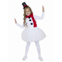 Карнавальный костюм Вестифика Снеговик девочка размер 116-122
