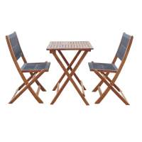 Набор садовой мебели из акации, 3 предмета, TP2090.0.2