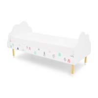 Детская кровать Бельмарко Stumpa Облако Домики розовый бирюзовый Детская кровать Бельмарко Stumpa Облако Домики розовый бирюзовый