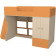 Кровать чердак Капризун 2 со шкафом оранжевый