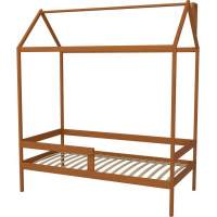 Кровать домик Капризун Р424 ольха эмаль с бортиком Кровать домик Капризун Р424 ольха эмаль с бортиком