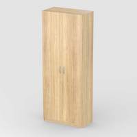 Стеллаж широкий закрытый дуб сонома SD-204