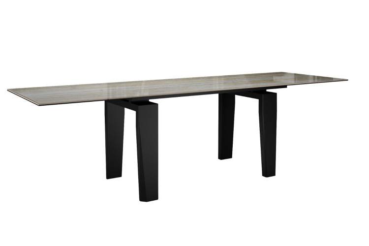 Стол DikLine KP160 керамика SH2340 полуглянец/опоры черные (2 уп)-5