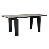 Стол DikLine KP160 керамика SH2340 полуглянец/опоры черные (2 уп)